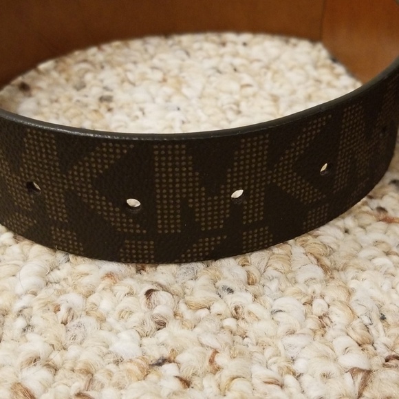 New! MICHAEL KORS Brown Monogram Size S Belt main image 7